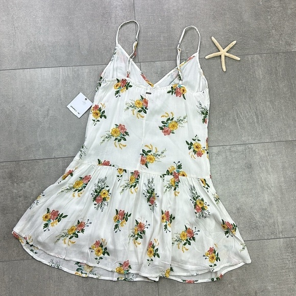 🔆O’Neill🔆 SLADE MINI DRESS CUTE Embroidered 70’s vacation girly - Picture 14 of 15